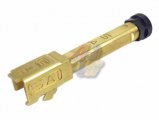 --Out of Stock--PRO&T G19 Threaded Barrel For Umarex/ VFC Glock 19 GBB ( Gold