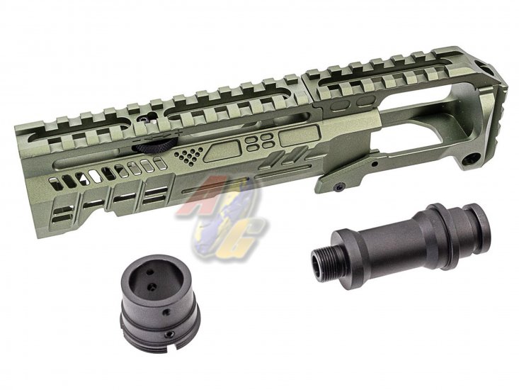 5KU AAP-01 Type B Carbine Rail Kit For Action Army AAP-01 GBB ( Green ) - Click Image to Close