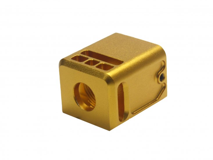 5KU Micro Comp V3 For G Series GBB ( Golden/ 14mm- ) - Click Image to Close