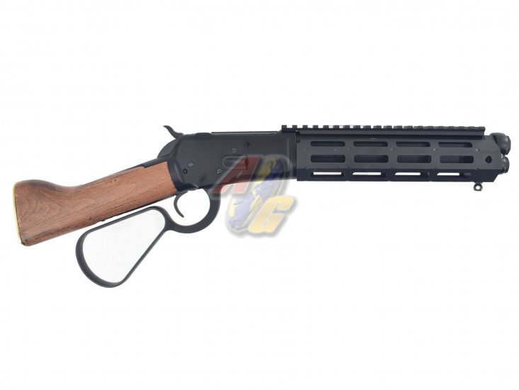 --Out of Stock--A&K M-Lok M1873 Sawed-Off Gas Rifle ( Real Wood/ Black ) - Click Image to Close