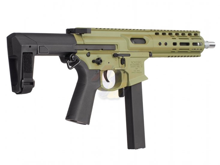EMG Noveske Space Invader Airsoft PCC AEG ( Green ) ( by APS ) - Click Image to Close