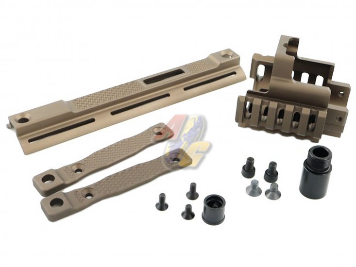 Airsoft Artisan PM Style SCAR Front Set Kit For WE, VFC SCAR GBB/ AEG ( DDC ) - Click Image to Close