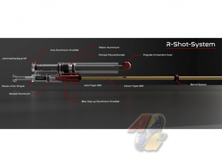 Storm PC1 R-Shot System Sniper with SK 4-16x44 Scope ( Black Deluxe ) - Click Image to Close