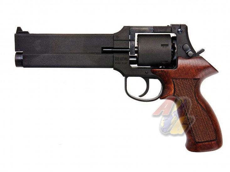 --Out of Stock--Marushin Mateba 6 inch Gas Revolver ( Black, Heavy Weight, Wood Grip ) - Click Image to Close