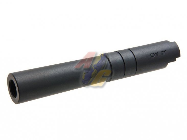 --Out of Stock--5KU 4.3 Stainless Steel Outer Barrel For Tokyo Marui Hi-Capa 4.3 Series GBB ( Black/ 11mm+ ) - Click Image to Close
