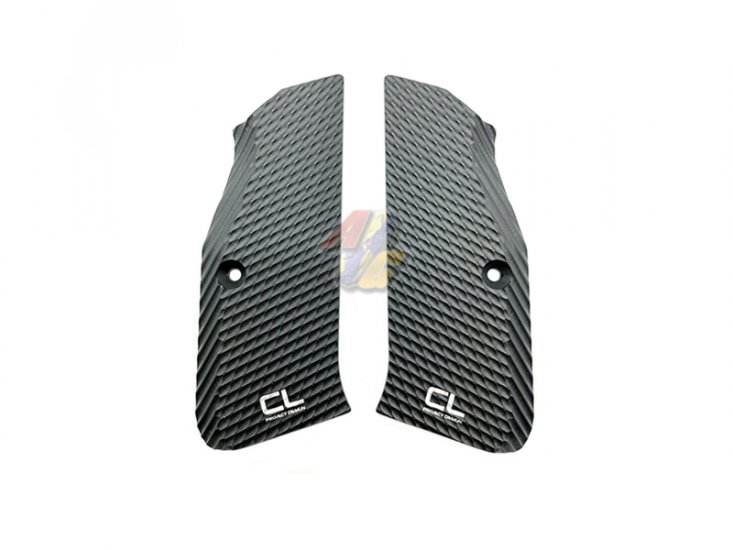 CL CNC Aluminum Grip For KJ Works CZ Shadow 2 GBB ( Black ) - Click Image to Close