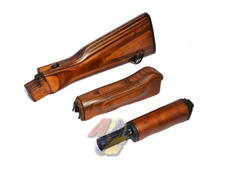 --Out of Stock--GHK AK47 Wood Kit For GHK AK47 Series GBB - Click Image to Close