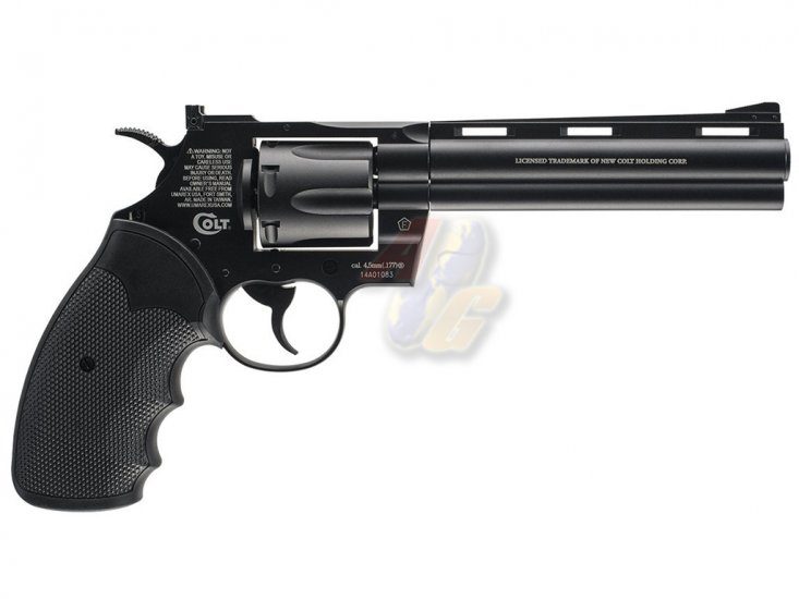 --Out of Stock--Umarex COLT Python 357 4.5mm BB CO2 Revolver ( 6 Inch, Black ) - Click Image to Close
