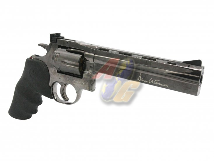 ASG Dan Wesson 715 6 inch 6mm Co2 Revolver ( Black ) - Click Image to Close