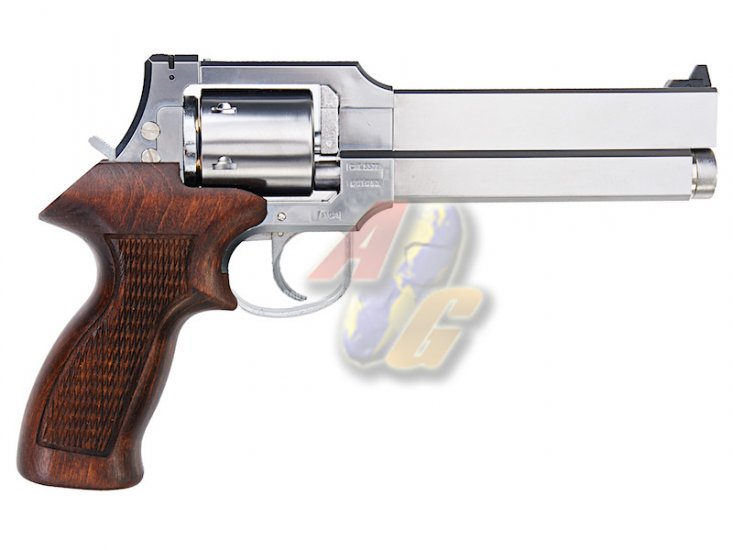 --Out of Stock--Marushin Mateba Revolver 6mm X-Cartridge Series ( Silver Wood Grip Version ) - Click Image to Close