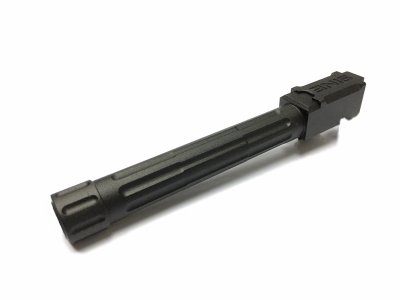 --Out of Stock--Airsoft Surgeon 9INE 14mm CCW Threaded Barrel For Tokyo Marui G17 Series GBB ( Black )