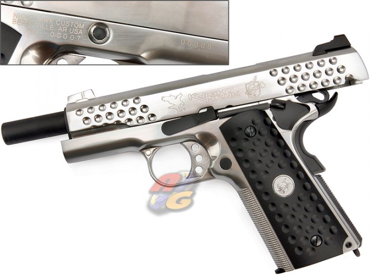WE KAC KNIGHT HAWK 1911 (Full Metal, SV, With Marking) - Click Image to Close