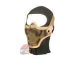 V-Tech Strike Steel Half Face Mask(TAN/ Desert)