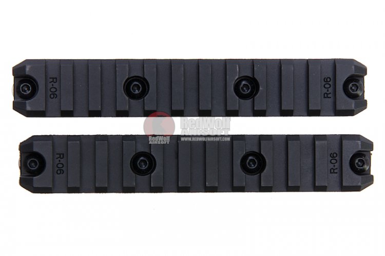 ARES Amoeba 5 inch Plastic Key Rail System For M-Lok Rail System - Click Image to Close