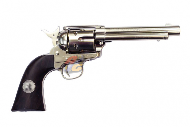 --Out of Stock--Umarex SAA Co2 Airsoft Revolver ( JOHN WAYNE DUKE NICKEL/ 4.5mm ) - Click Image to Close