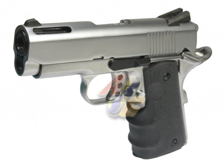 Armorer Works V10 Ultra Compact GBB Pistol ( Silver ) - Click Image to Close