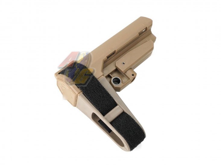 BJ Tac SB Style Pistol Stock For M4 Stock Tube ( DE ) - Click Image to Close