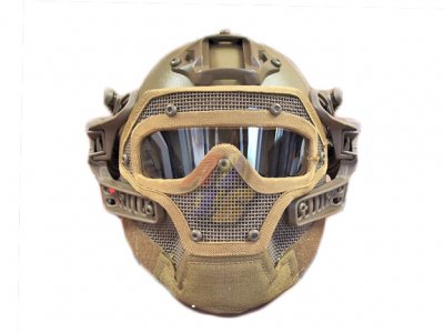 --Out of Stock--V- Tech Tactical Fully Protection Helmet ( DE )