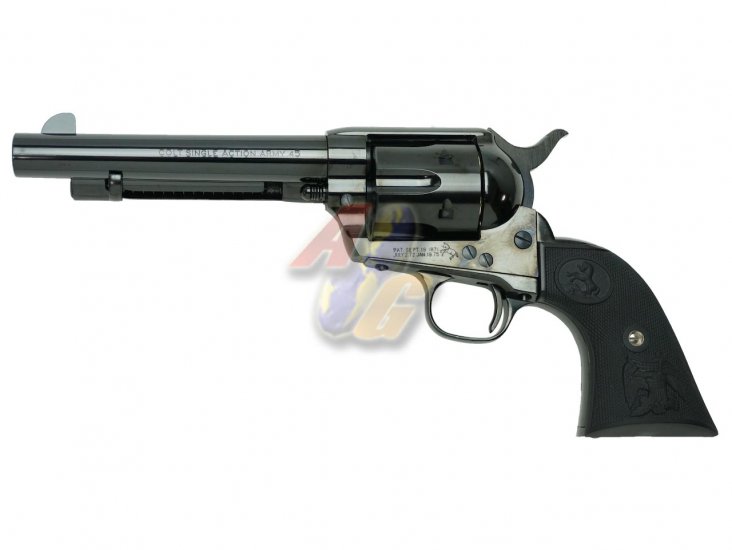 --Out of Stock--Tanaka SAA 5.5inch Artillery Revolver ( Black/ Nickel Finish ) - Click Image to Close
