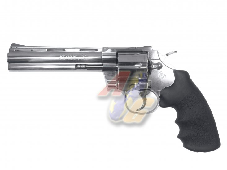 --Out of Stock--AGT Stainless Steel .357 6" Gas Revolver - Click Image to Close