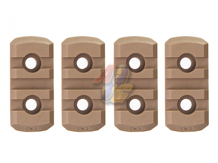 GK Tactical M-Lok Nylon 3 Picatinny Rail Sections ( Coyote Brown ) - Click Image to Close