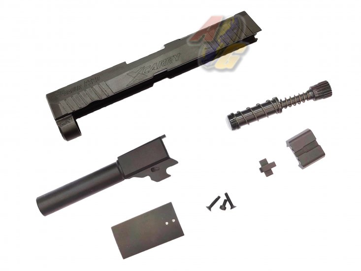 Mafioso Airsoft CNC Steel P320 M18 X-Carry Slide Set For SIG AIR/ VFC P320 M17/ M18 GBB ( BK ) - Click Image to Close
