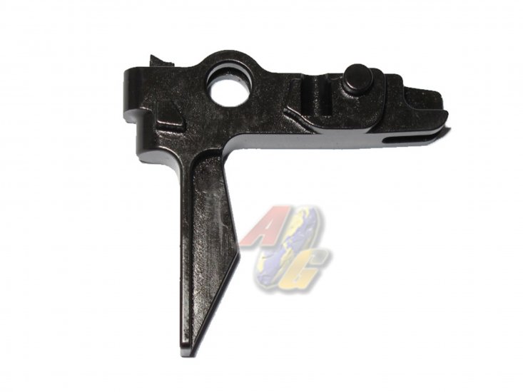 Wii CNC Hardened Steel Trigger G For Tokyo Marui M4 Series GBB ( MWS ) - Click Image to Close
