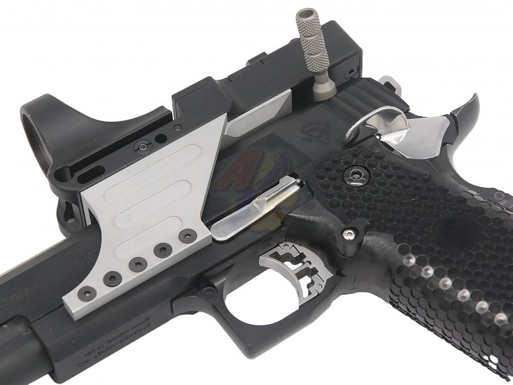 AG Custom Hi-Capa GBB Pistol with FPR Hybrid Aluminum Kit with Scope - Click Image to Close