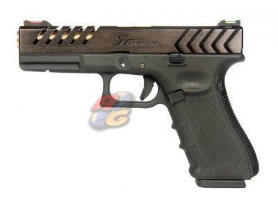 --Out of Stock--AG Custom HK H17 Gen 4 with SRU Mustang Custom Slide ( BN ) and RA-Tech CNC Brass Outer Barrel