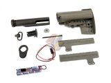 King Arms M4 Clubfoot Modstock w/ Pipe & 10.8V Battery ( OD ) ( Last One )