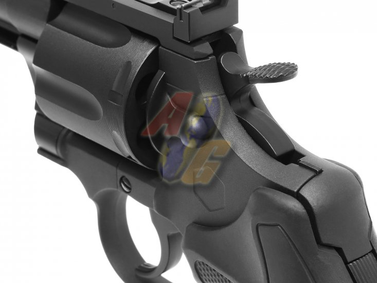 --Out of Stock--King Arms Python 357 Magnum CO2 Revolver ( BK/ 4 Inch ) - Click Image to Close