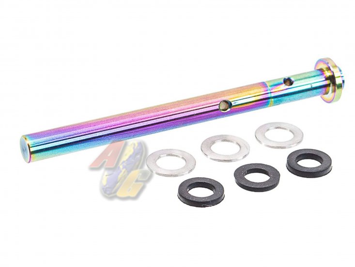 SAVIA CNC Steel Recoil Spring Rod Set For Tokyo Marui Hi-Capa 5.1 Series GBB ( Rainbow ) - Click Image to Close