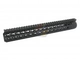 C&C Bravo Style KMR 13" KeyMod Rail For M4/ M16 Series GBB ( Black )