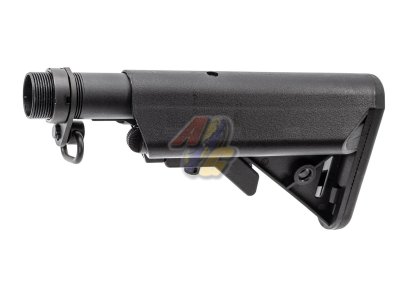 --Out of Stock--T8 C-Style Stock with 6 Position Buffer Tube Combo Set For Tokyo Marui M4 Series GBB ( MWS ) ( BK )