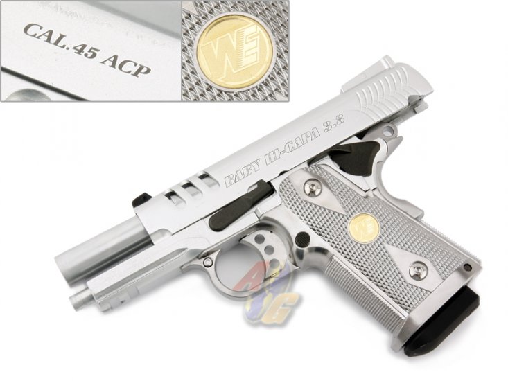 --Out of Stock--WE Hi Capa 3.8 CS Model (Full Metal, SV, With Marking) - Click Image to Close