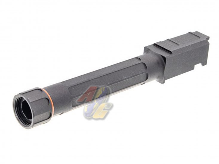 RGW A9 Style Threaded Outer Barrel For Umarex/ VFC Glock 45, 19X GBB ( BK ) - Click Image to Close