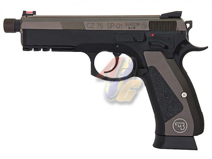 --Out of Stock--SAT Custom Aluminum KJ Works CZ SP-01 Shadow Gas Version ( ASG Licensed ) - Click Image to Close