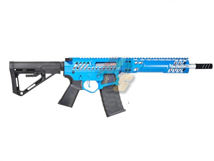 EMG F1 SBR BDR-15 AEG ( Blue/ Blue Switch/ RS-3 Stock ) ( by APS ) - Click Image to Close