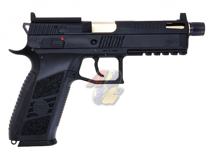 KJ Works P-09 OR Optics Ready GBB Pistol with Thread Barrel ( Co2 ) - Click Image to Close