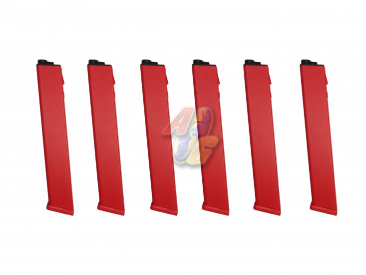 --Out of Stock--Classic Army Nemesis X9 120rds Magazine ( Red/ 6pcs ) - Click Image to Close