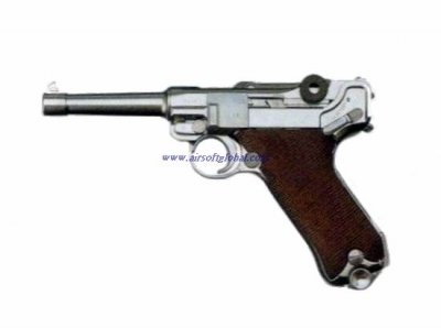 Tanaka Luger P08 (4 Inch) Silver