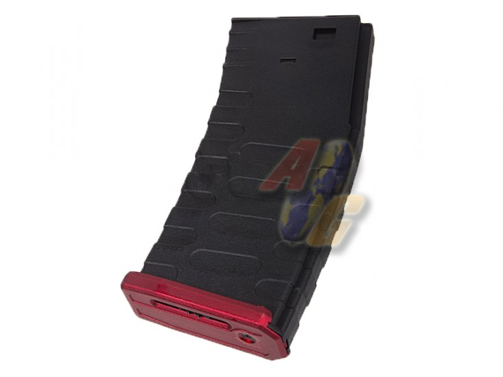 APS Froged Match Rifle FMR Magazine For M4/ M16 Series AEG ( Red ) - Click Image to Close