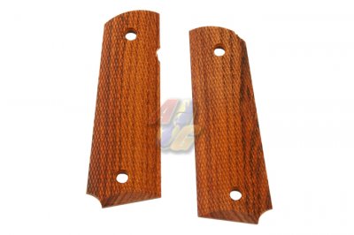 Carom Checker Wood Grip For 1911 Series