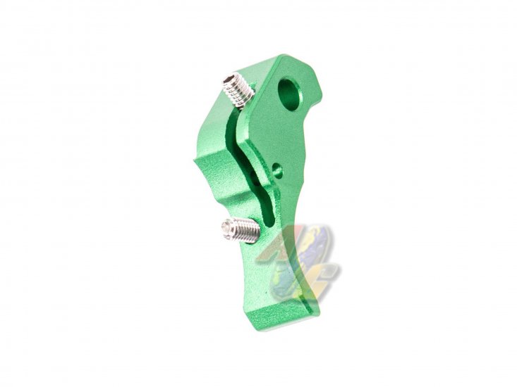 CTM Fuku-2 CNC Aluminum Adjustable Trigger For Action Army AAP-01/ WE G Series GBB ( Green ) - Click Image to Close