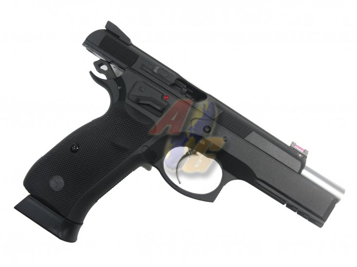 KJ Works CZ-75 SP-01 Shadow GBB Pistol ( ASG Licensed/ Gas Version ) - Click Image to Close