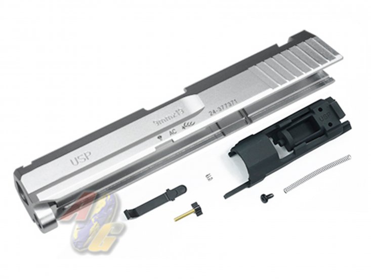 Guarder Stainless CNC Slide Set For Tokyo Marui USP GBB ( 9mm/ SV ) - Click Image to Close