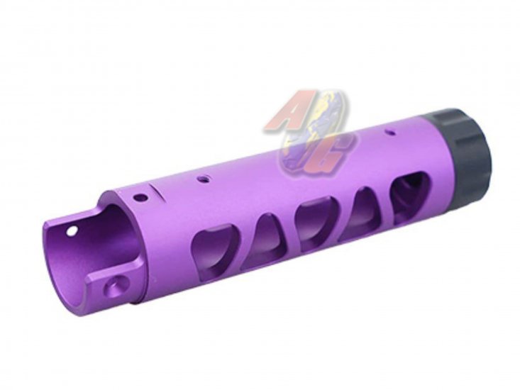 5KU CNC Aluminum Outer Barrel For Action Army AAP-01 GBB ( Type D/ Purple ) - Click Image to Close