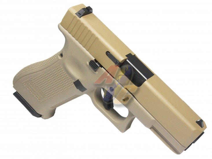 WE G19X Gen5 GBB Pistol ( TAN, Metal Slide ) - Click Image to Close