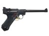 Tanaka Luger P08 6 Inch Gas Blowback Pistol ( BK/ Heavy Weight )