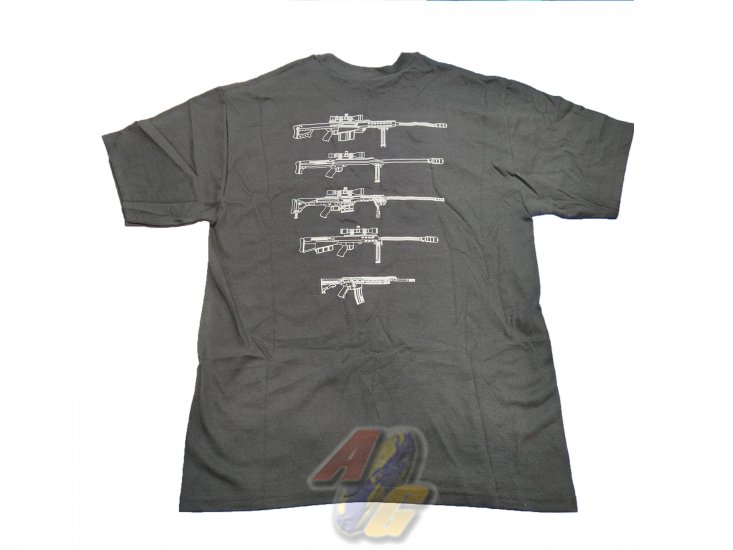 Barret T-Shirt 5 Guns (BK, M) - Click Image to Close